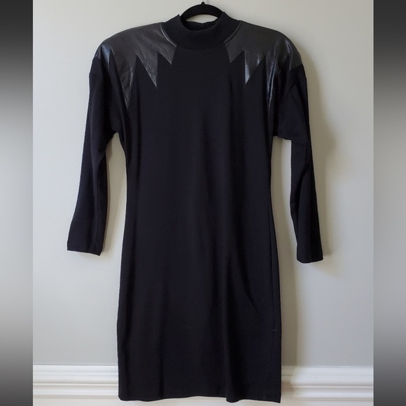 𝅺VINTAGE mod lightning bolt dress sz XS/S All That Jazz clowncore VTG mini - Picture 5 of 15